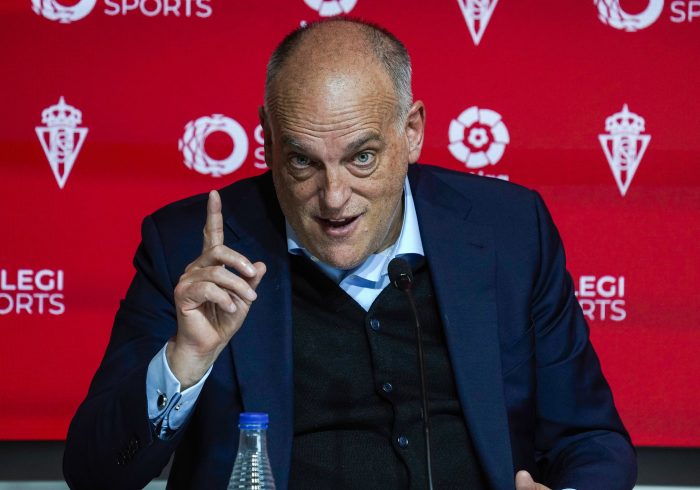 Tebas insiste en la modificación del sistema arbitral:  "Hay que hacer una profunda reflexión"