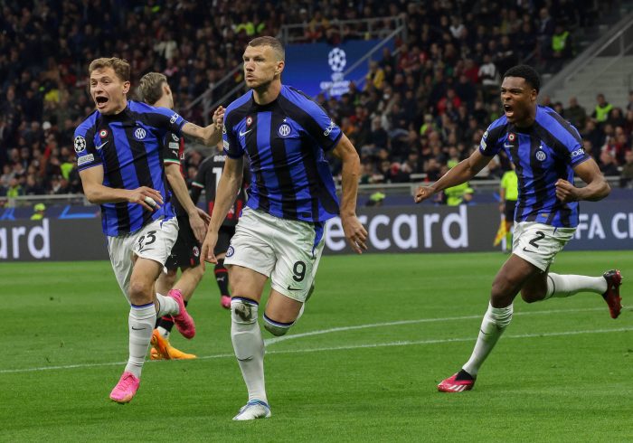 Golpe de autoridad del Inter: noquea al Milan en tres minutos