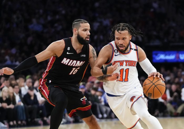 Los Knicks se mantienen con vida ante Miami gracias a un estelar Brunson