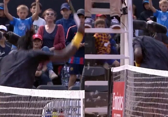 Un tenista sueco revienta una raqueta contra la silla del Ã¡rbitro y es expulsado en el torneo ATP de Lyon