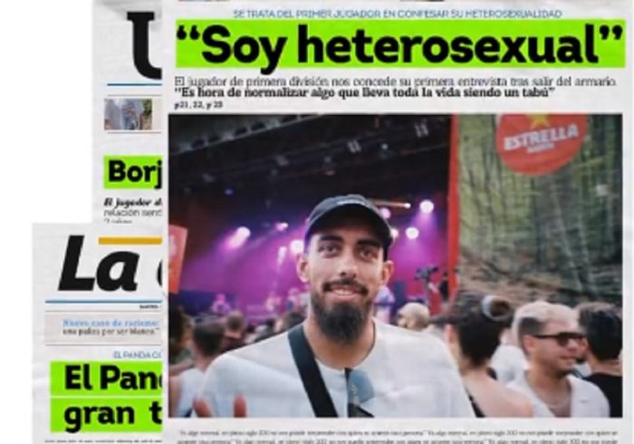 El futbolista Borja Iglesias "sale del armario" y se declara "heterosexual" para denunciar la homofobia en vÃ­speras del Orgullo