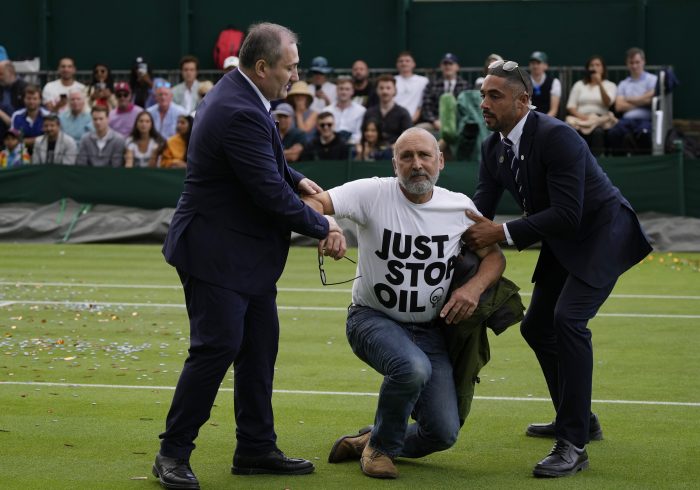 Alerta verde en Wimbledon frente a las protestas de los activistas