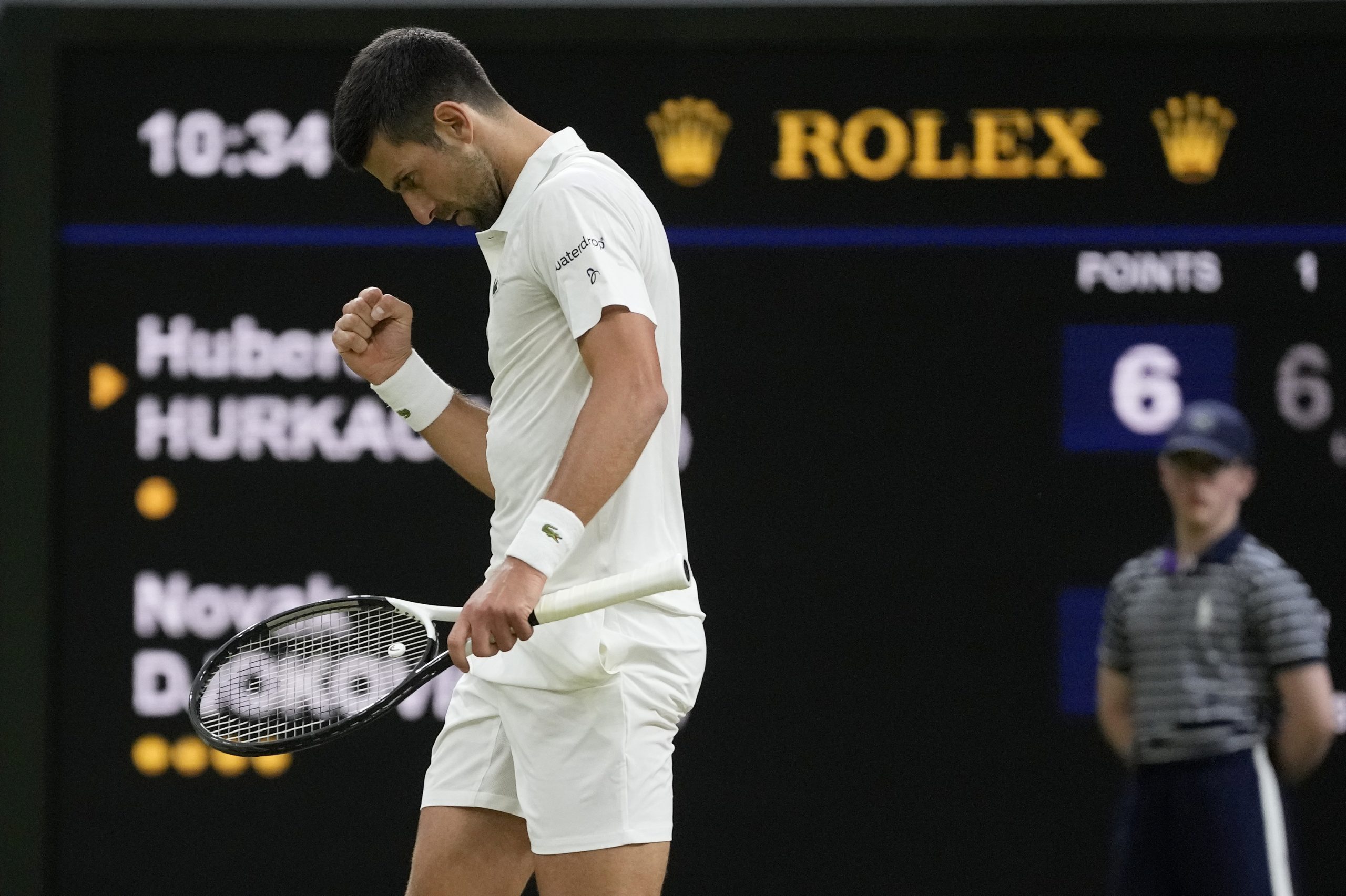 Djokovic se queda a medio camino frente a Hurkacz