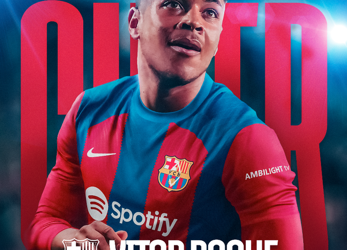 El BarÃ§a anuncia el fichaje de Vitor Roque