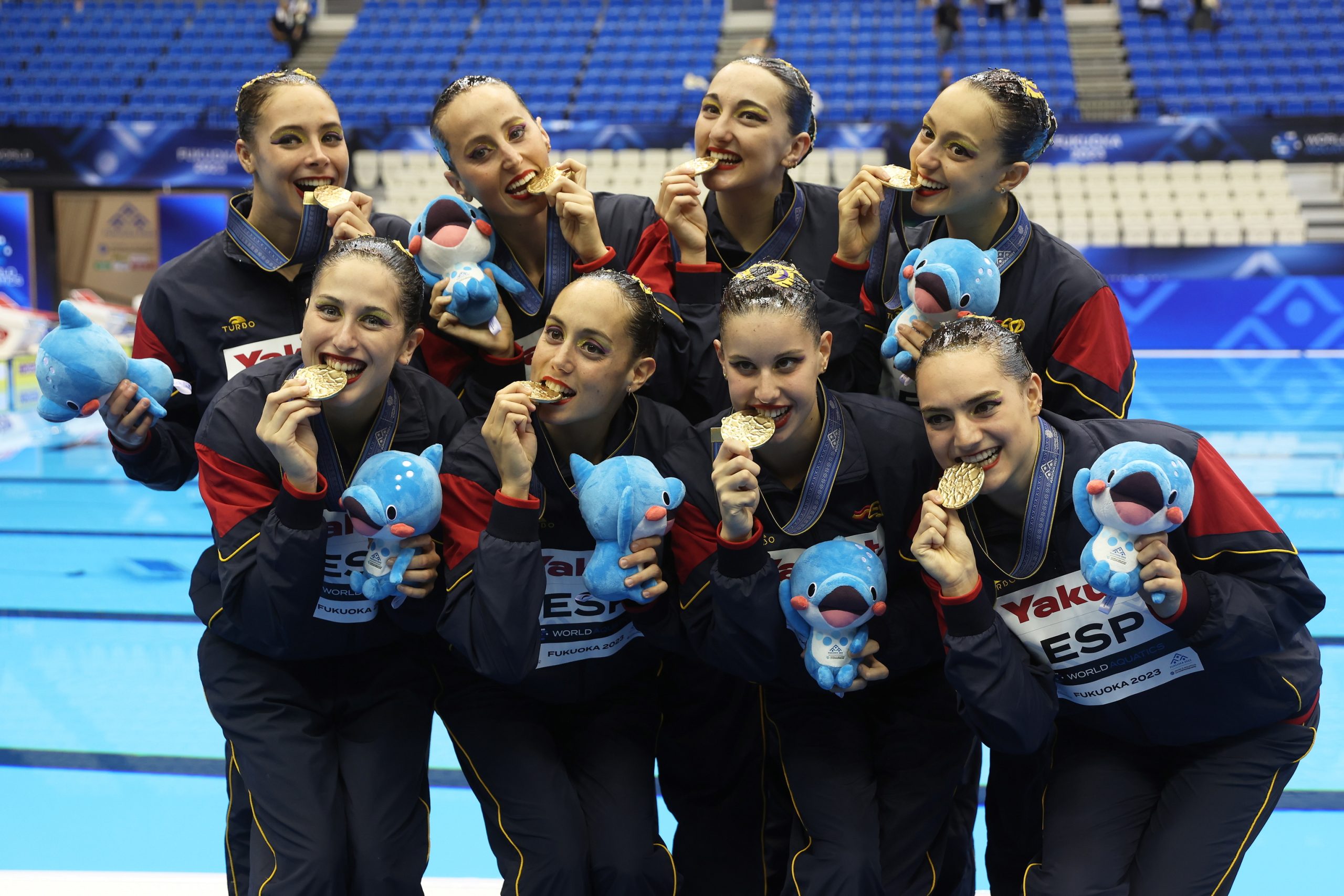 EspaÃ±a logra un histÃ³rico oro en rutina tÃ©cnica por equipos en el Mundial de NataciÃ³n