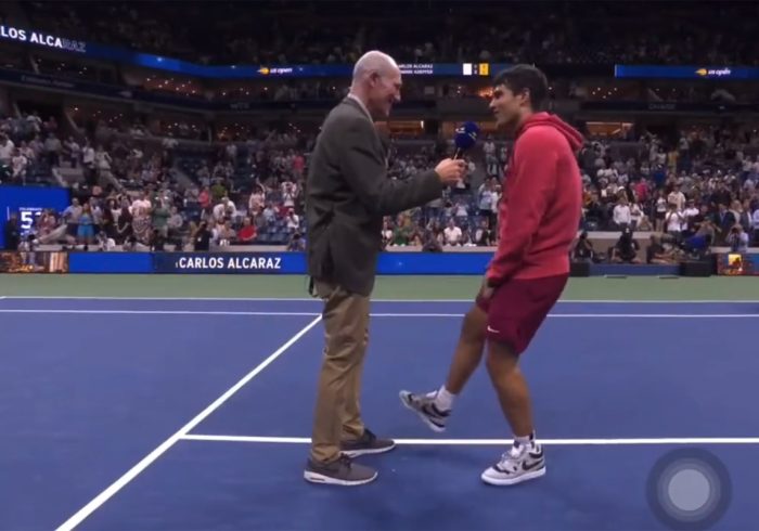 Alcaraz cumple su promesa a SebastiÃ¡n Yatra y canta 'Vagabundo' en el US Open