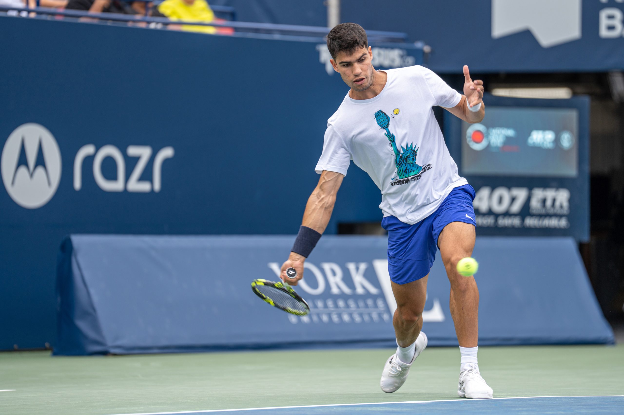 Alcaraz, mÃ¡s fuerte que nunca, reaparece en Toronto dispuesto a ampliar la distancia con Djokovic