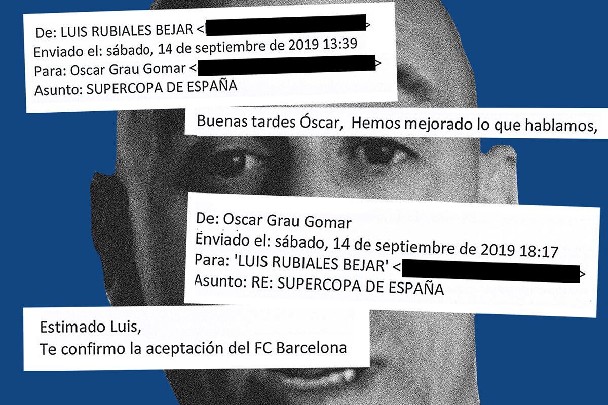 AsÃ­ convenciÃ³ Rubiales al BarÃ§a para jugar la Supercopa de Arabia ocultando las comisiones de PiquÃ©: "Os garantizo hasta 8 millones"