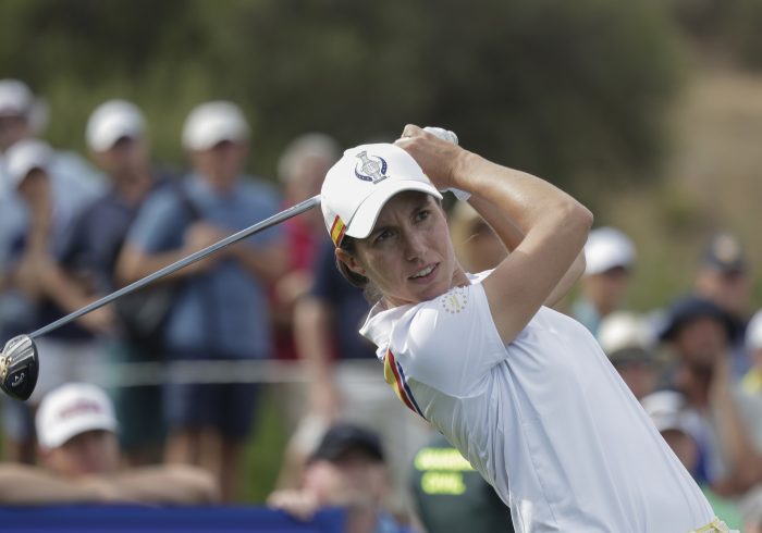 Ciganda y Maguire resucitan a Europa en la primera jornada de la Solheim Cup