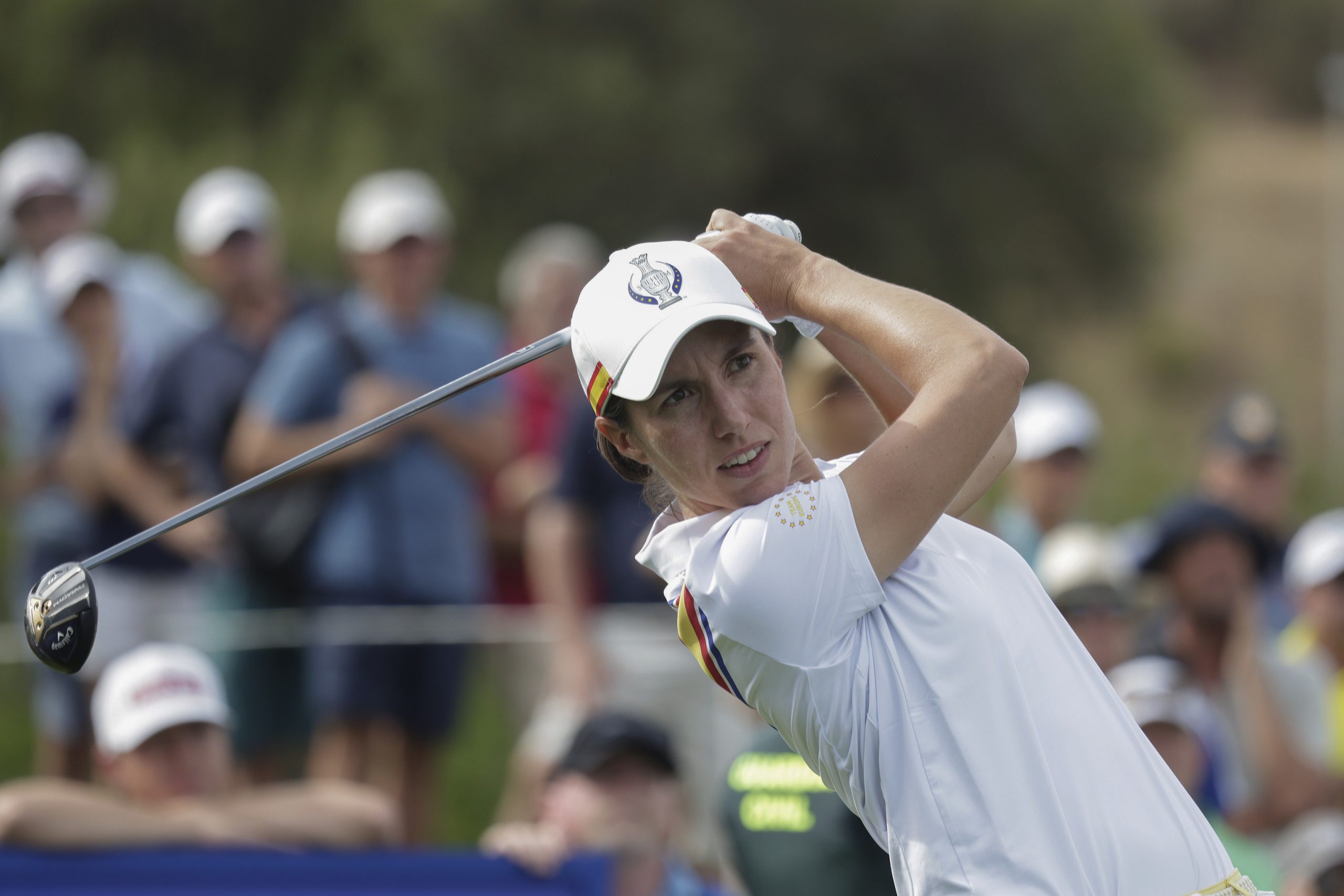 Ciganda y Maguire resucitan a Europa en la primera jornada de la Solheim Cup