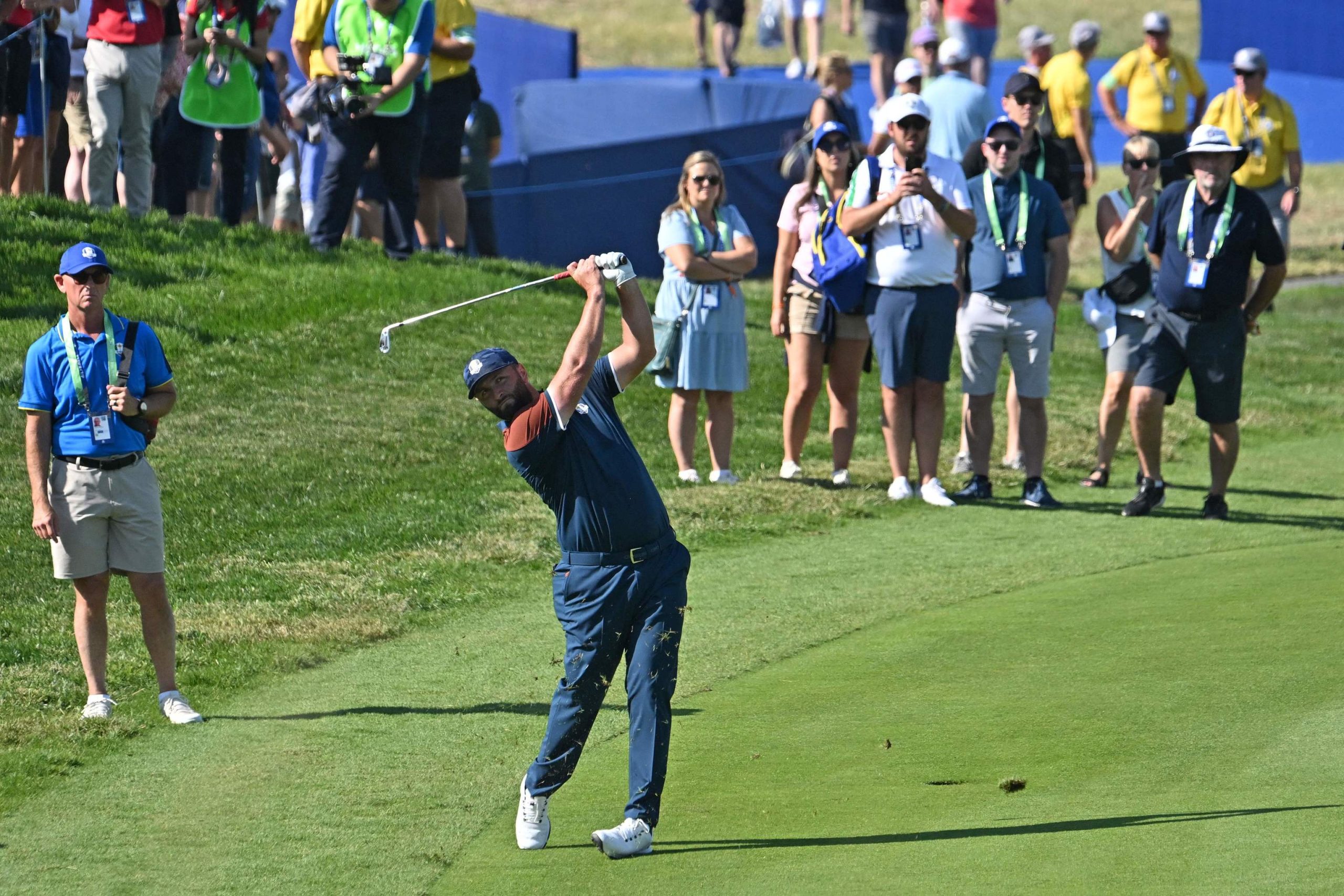 La revancha incentiva a Jon Rahm en el arranque de la Ryder Cup de Roma