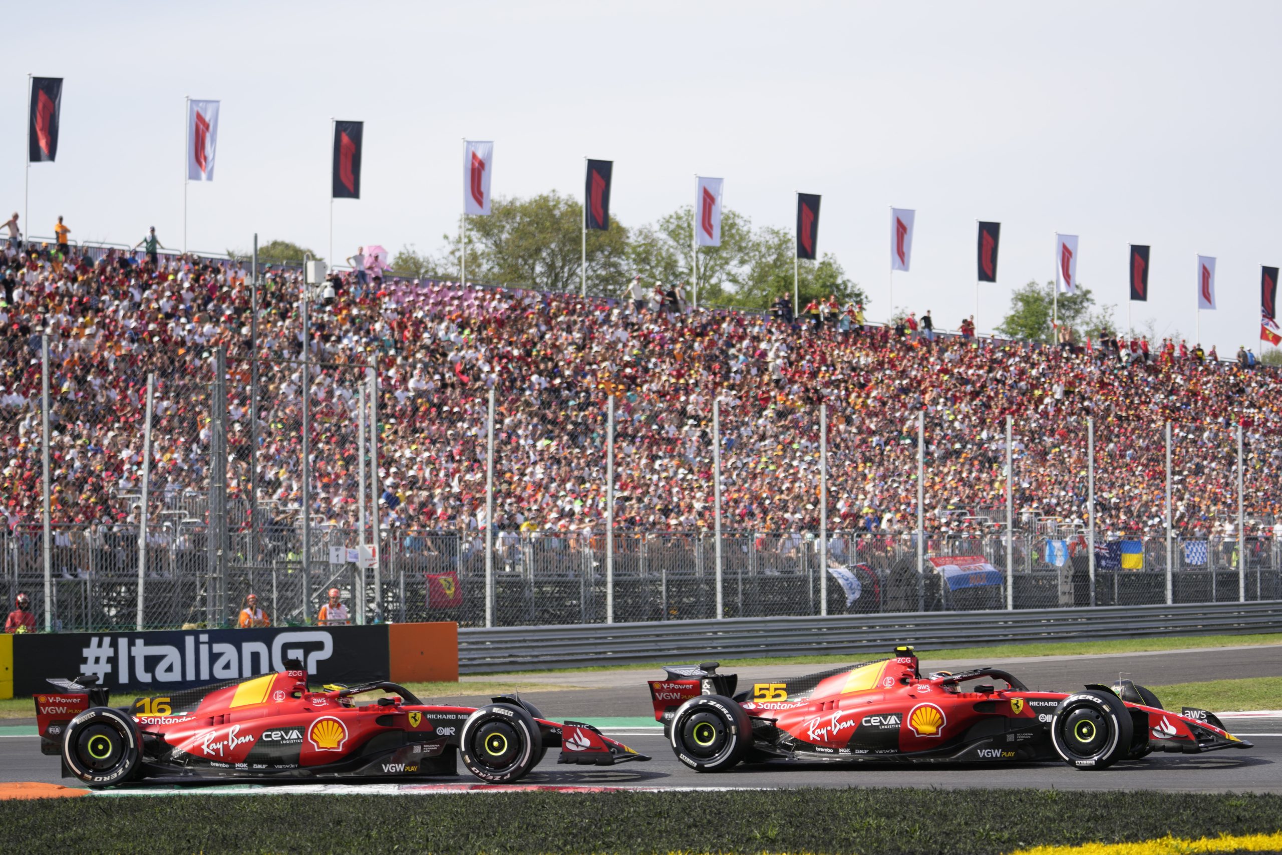 Podio de coraje de Carlos Sainz y rÃ©cord de 10 para Verstappen en Monza