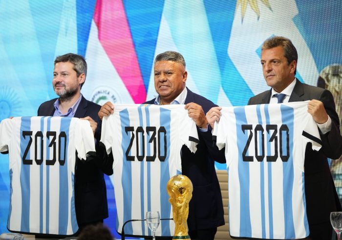 Argentina no se conforma con un partido del Mundial 2030 y "pelearÃ¡ por tener mÃ¡s"