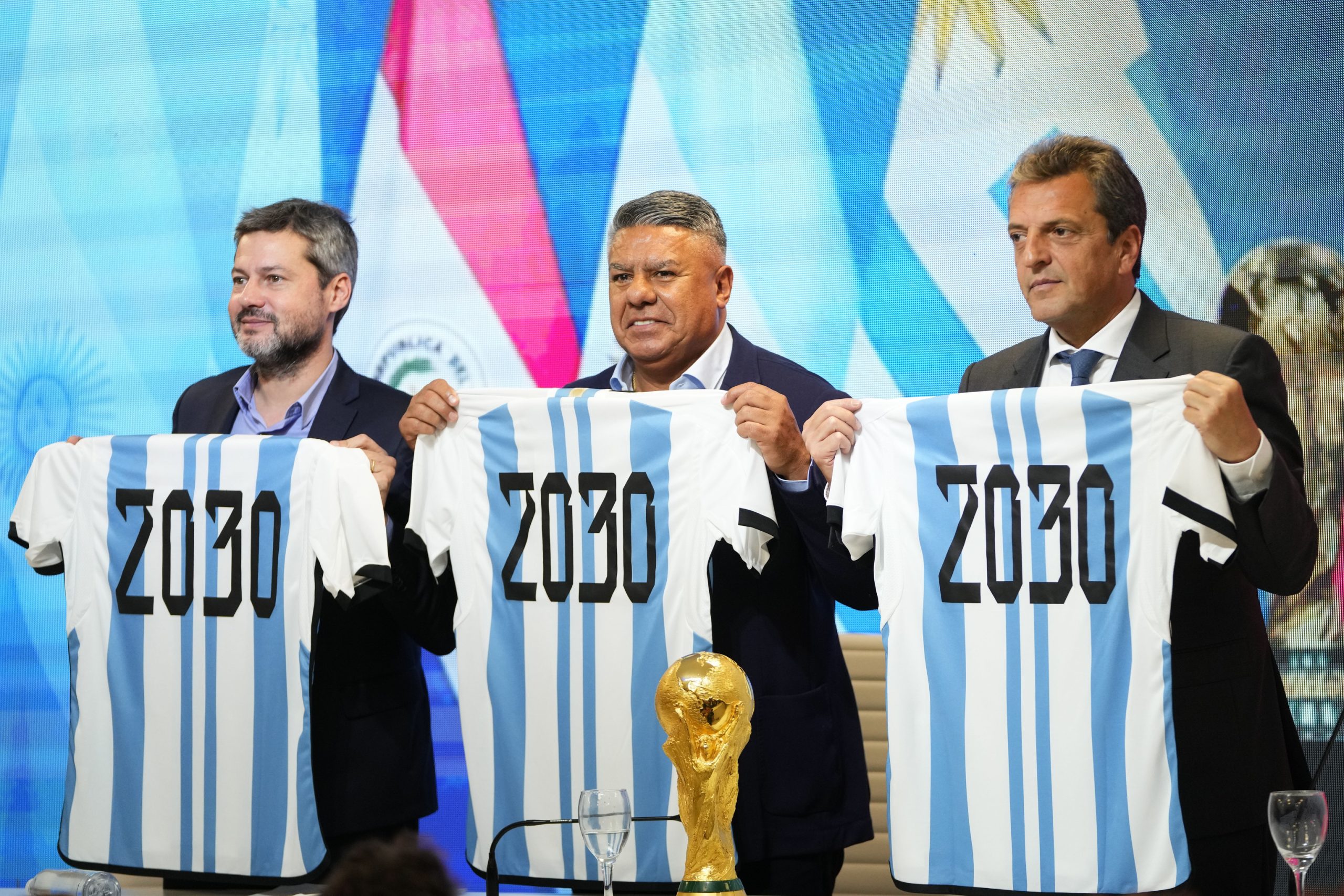 Argentina no se conforma con un partido del Mundial 2030 y "pelearÃ¡ por tener mÃ¡s"