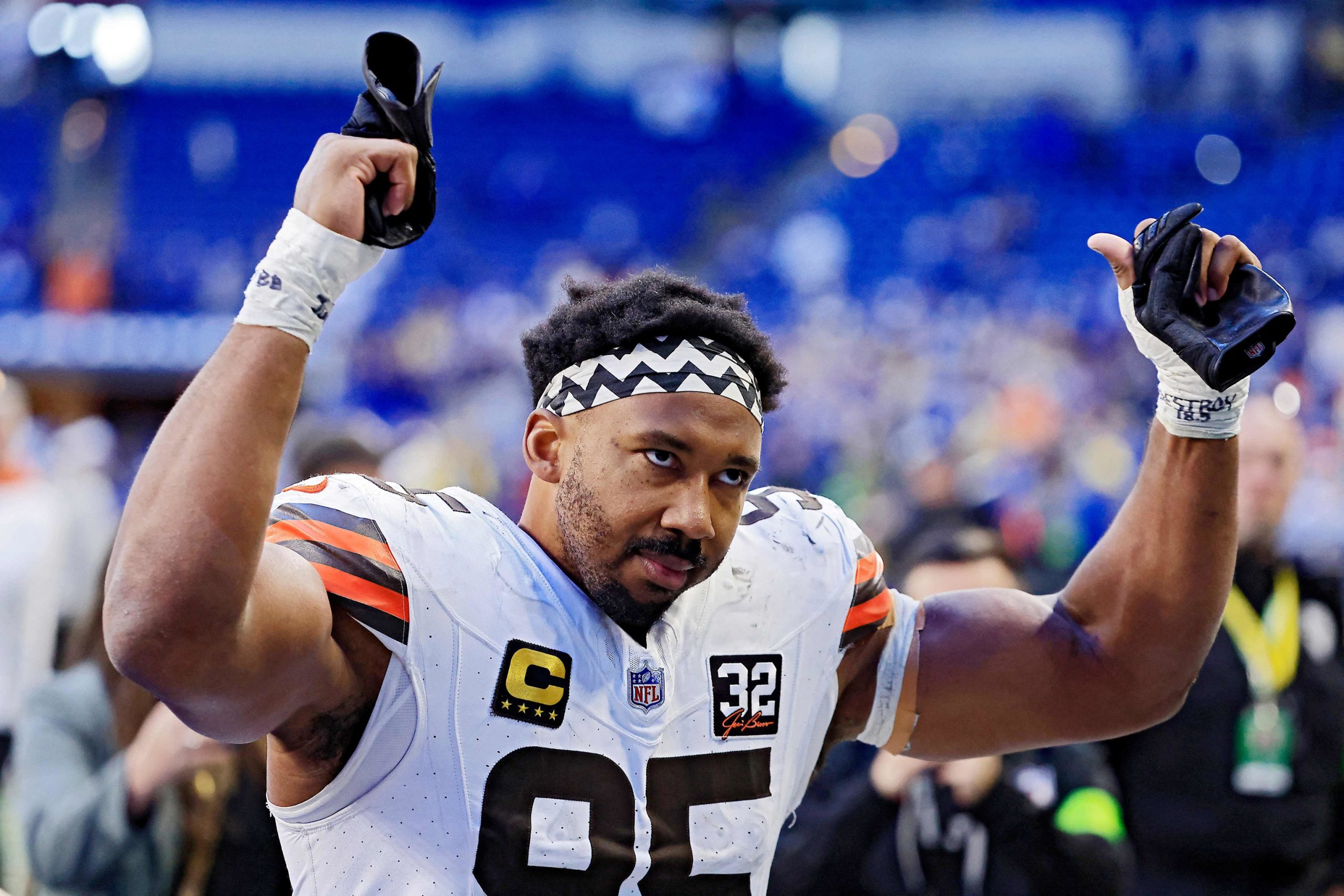 Las notas de la Semana 7 de la NFL: Myles Garrett, AJ Brown...