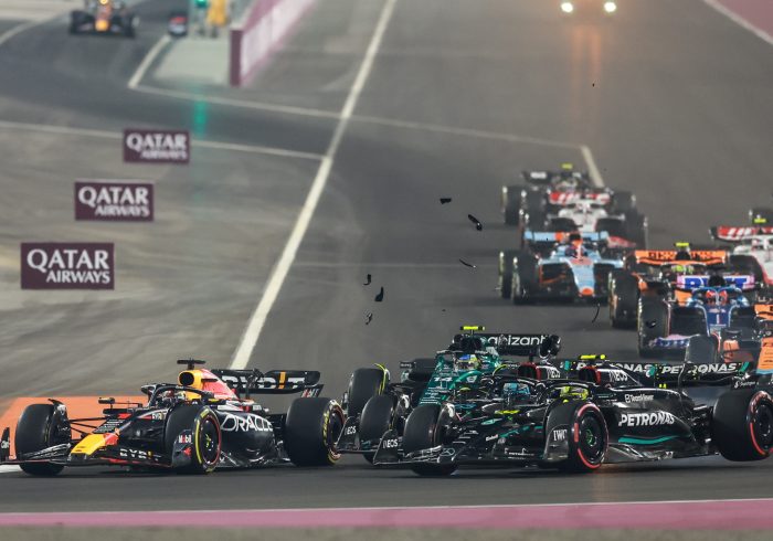 Verstappen festeja en Losail tras el desastre de Hamilton y la resignaciÃ³n de Alonso