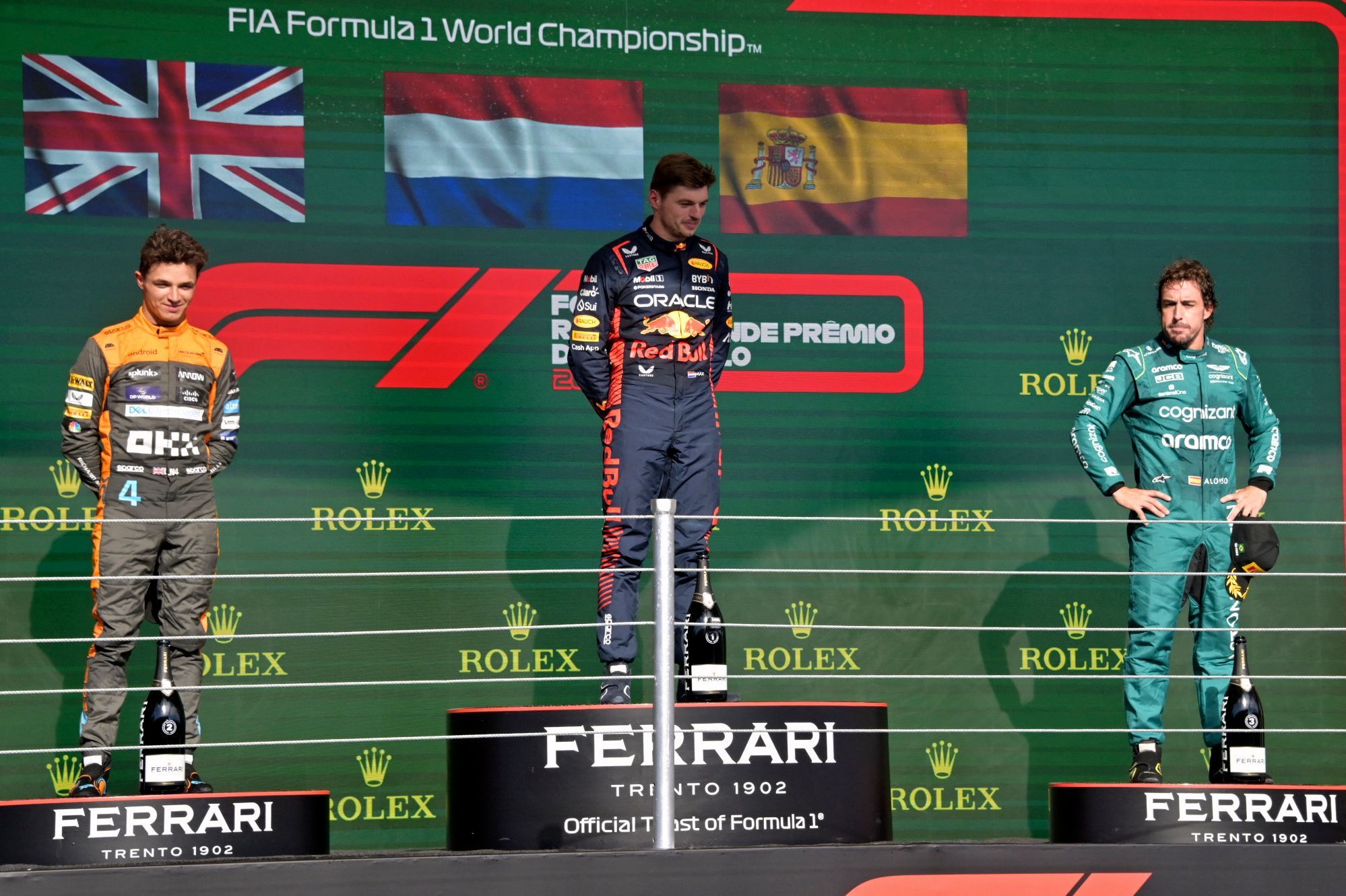 Fernando Alonso frustra a Sergio PÃ©rez: asombroso podio por 53 milÃ©simas en Interlagos