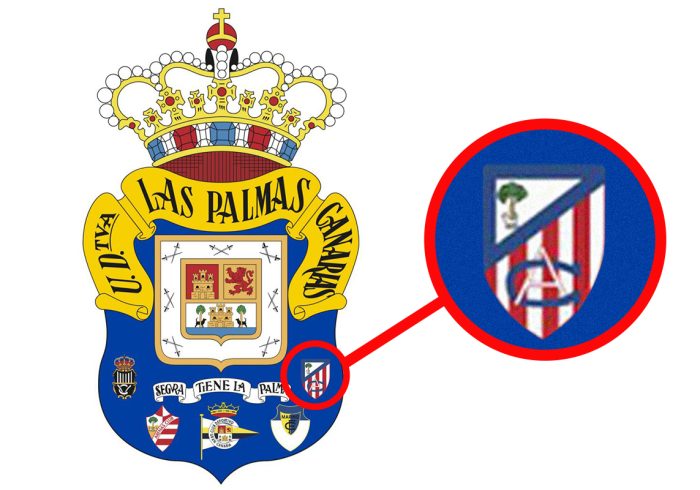 La historia del 'falso' escudo del AtlÃ©tico de Madrid en el emblema de la UD Las Palmas: "PodrÃ­a haber simpatÃ­a, pero no relaciÃ³n directa"