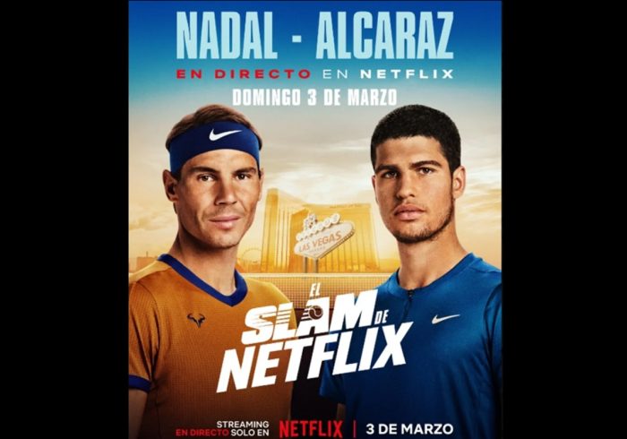 El Slam de Netflix: Rafa Nadal y Alcaraz jugarÃ¡n una exhibiciÃ³n en Las Vegas el 3 de marzo