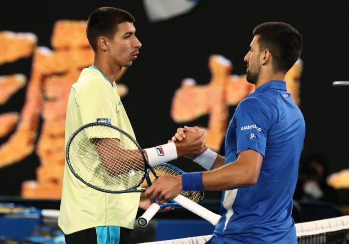 Djokovic se lleva un buen susto ante Popyrin, pero sella el pase a tercera ronda en Australia