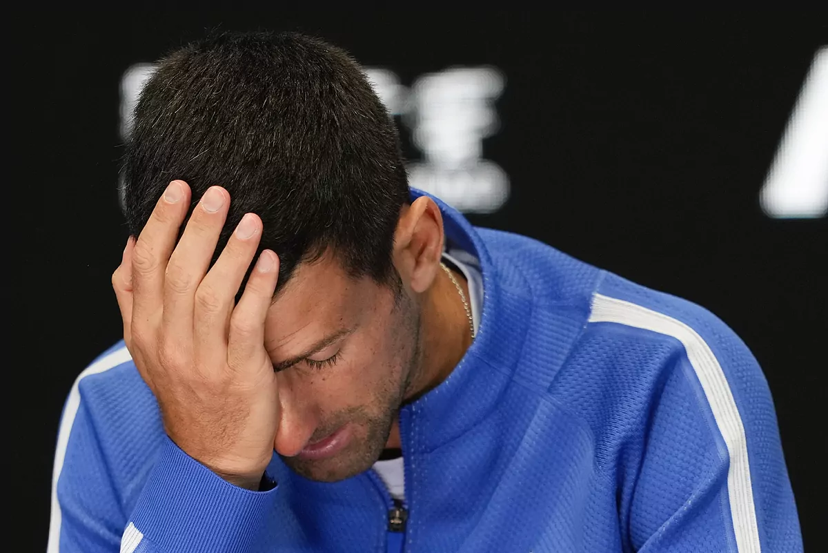 Expediente Djokovic en Australia: "Estoy en shock por mi mal juego, pero no es el principio del fin"