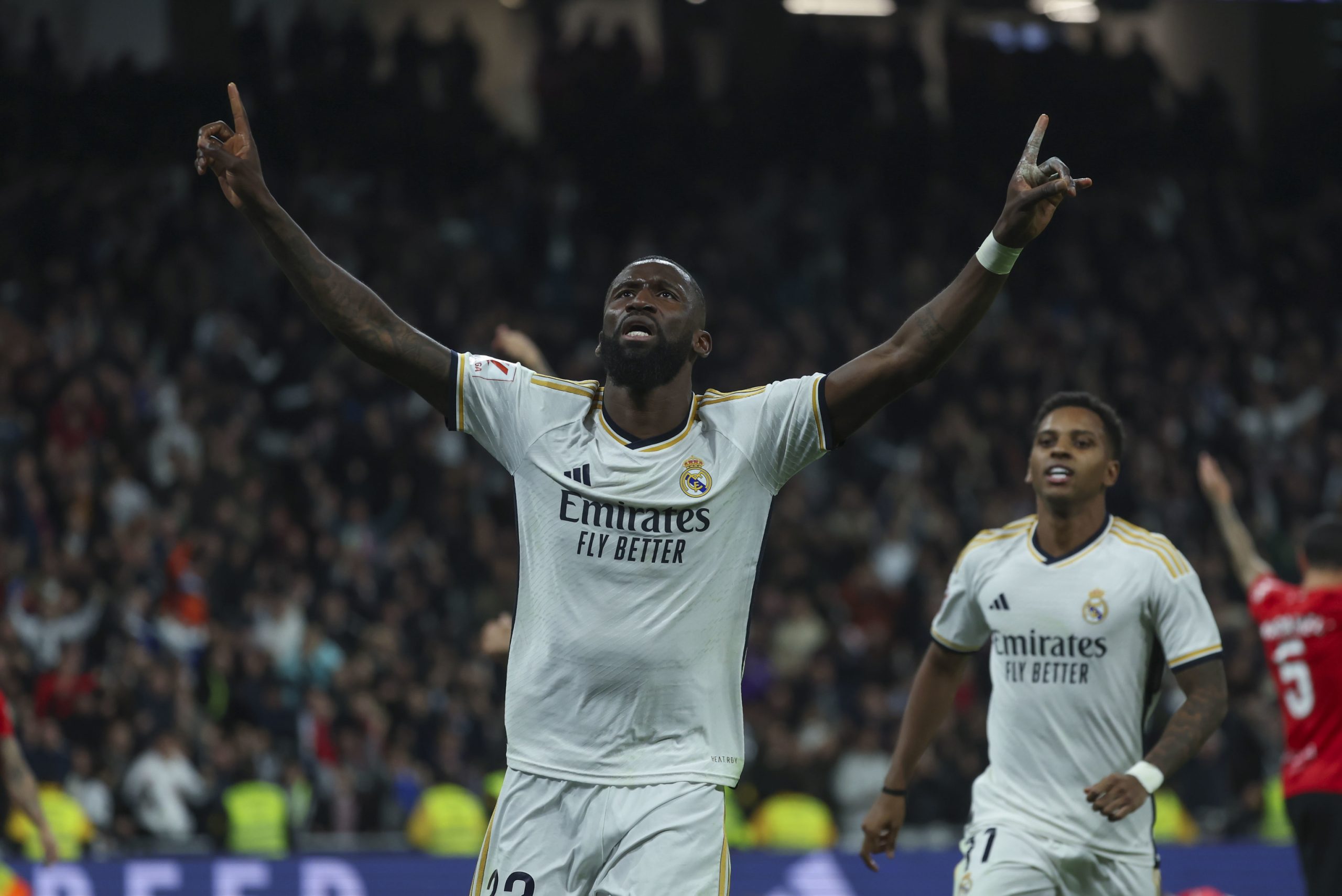 La cabeza de RÃ¼diger le regala al Madrid la primera victoria de 2024