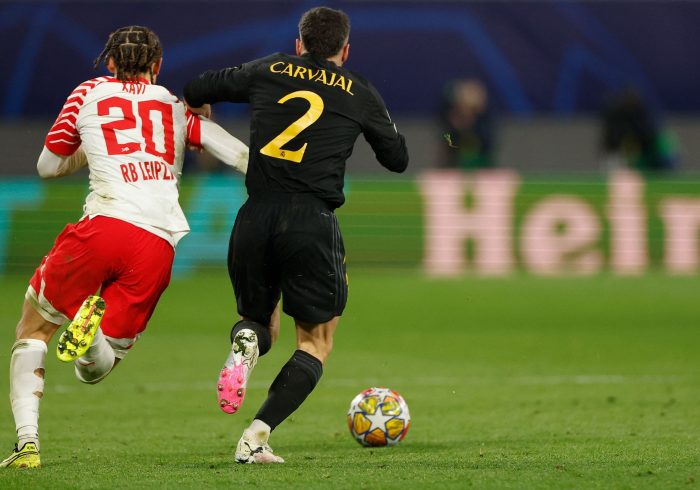 Brahim se inventa un gol de oro para el Madrid en una noche de sufrimiento en Leipzig