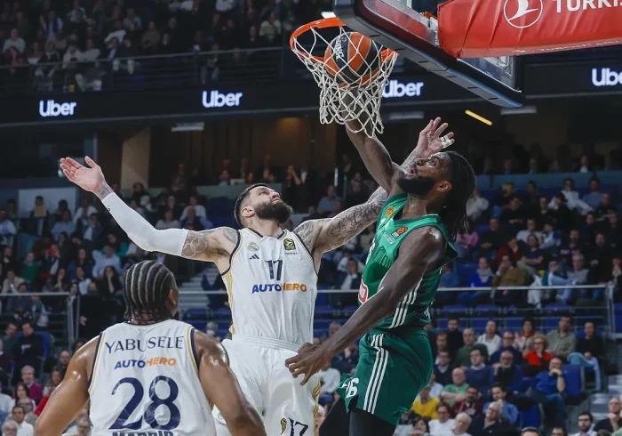 El Panathinaikos desgasta al Real Madrid y tumba la fortaleza del WiZink Center