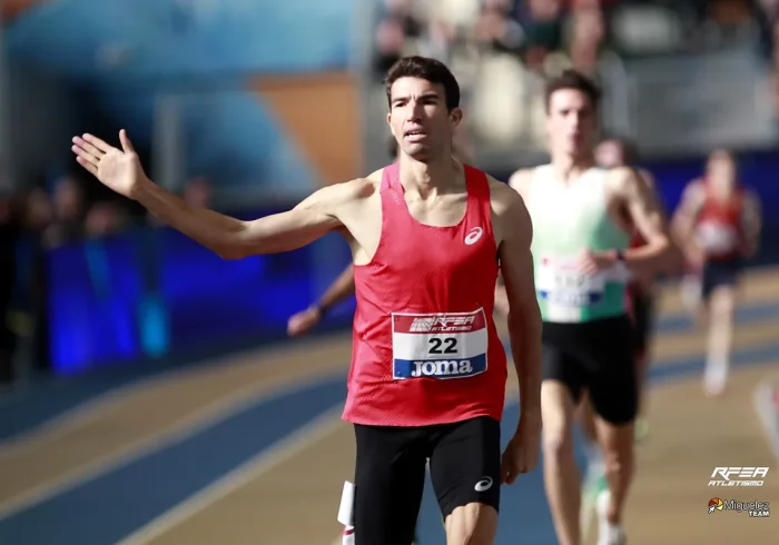 Peleteiro y Mechaal brillan en el Campeonato de EspaÃ±a en Pista Cubierta