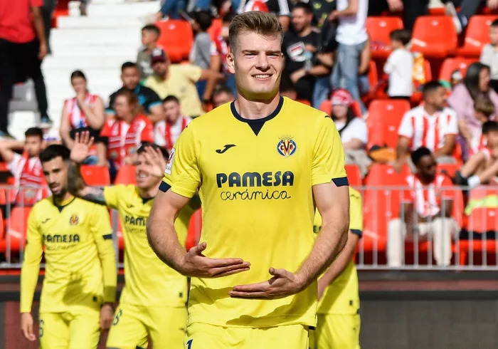 Alexander Sorloth, jugador del Villareal, marcó el gol de la victoria mientras su mujer daba a luz en Noruega