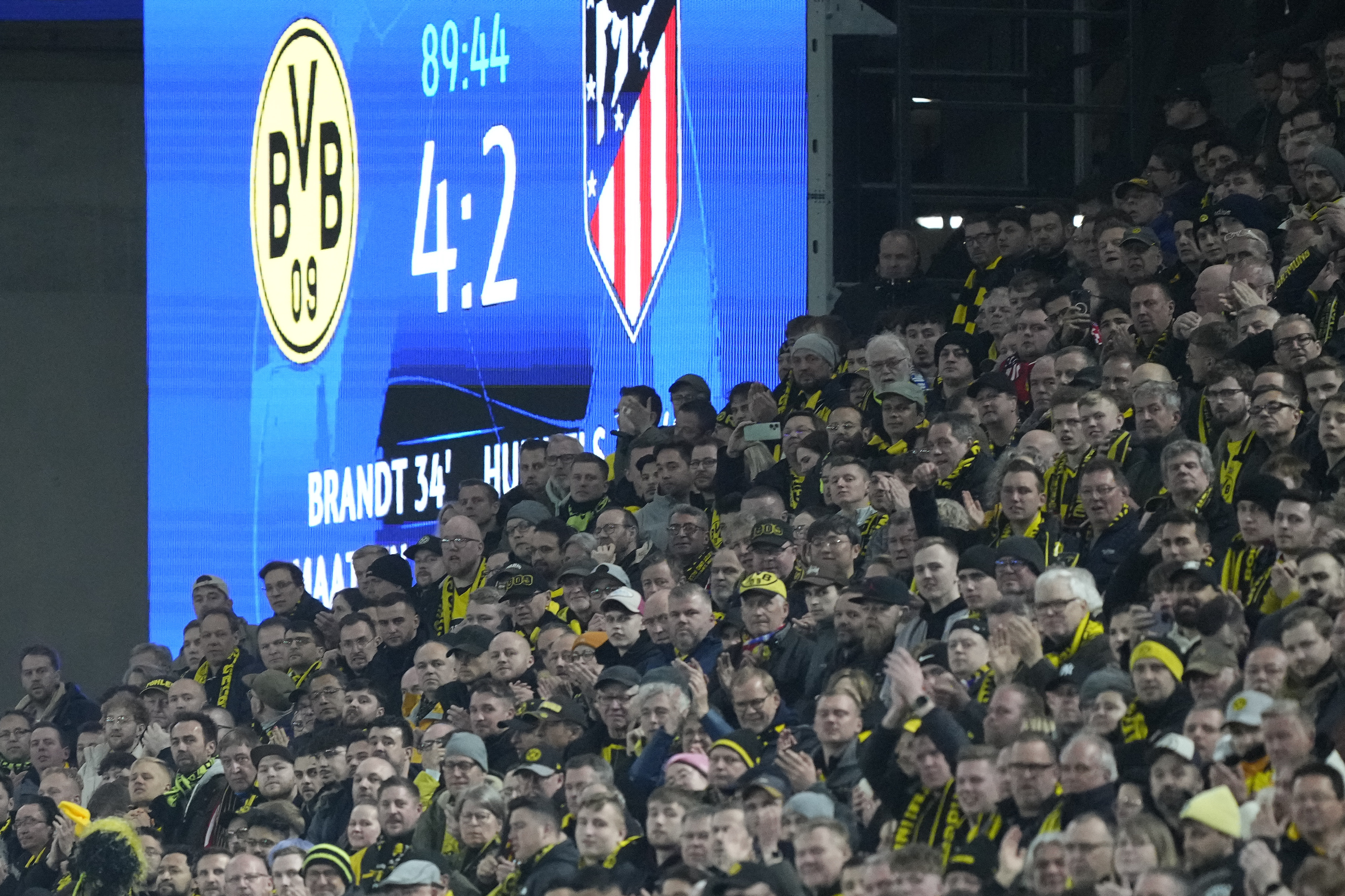 Resultado final del Borussia - Atlético.