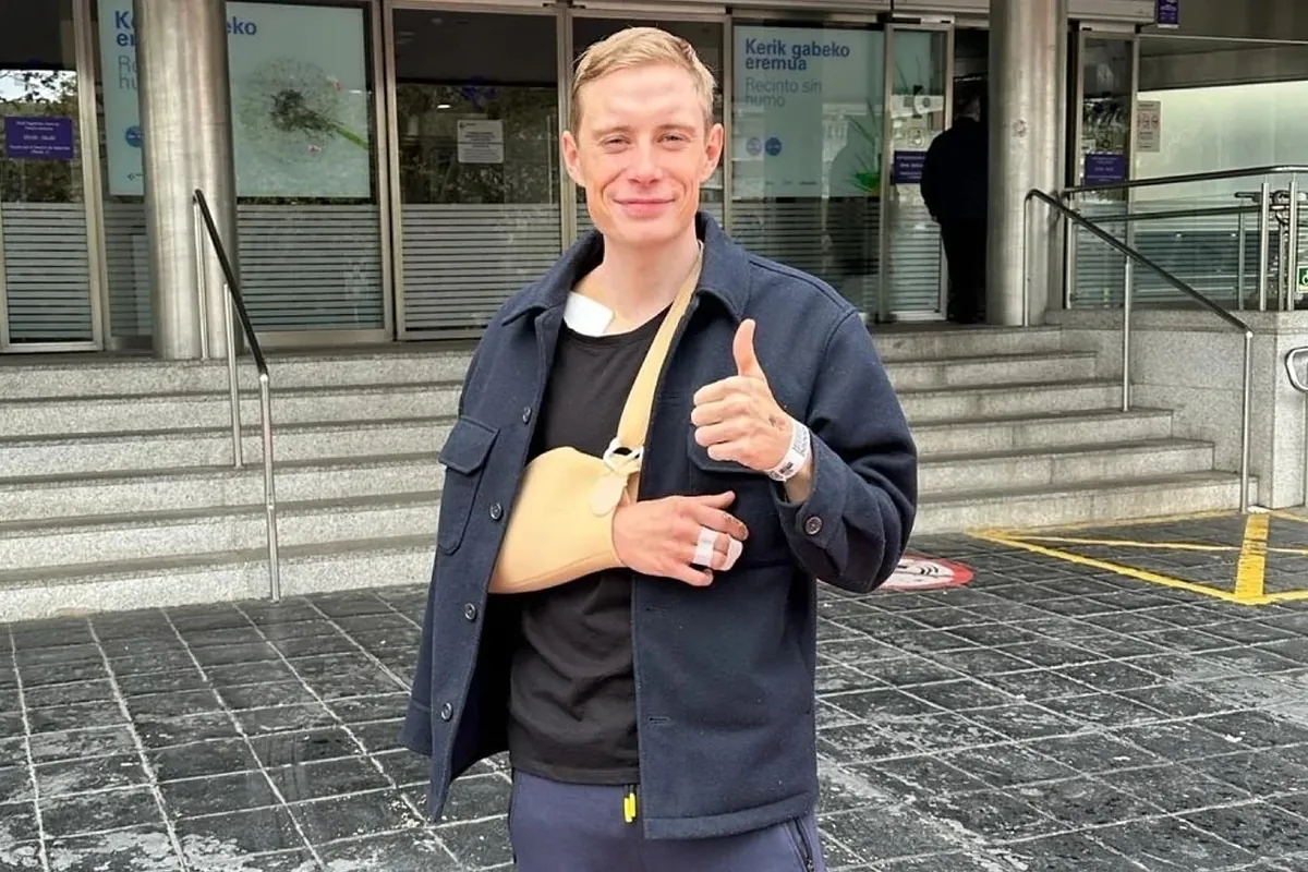 Vingegaard abandona el hospital de Vitoria tras permanecer 12 días ingresado