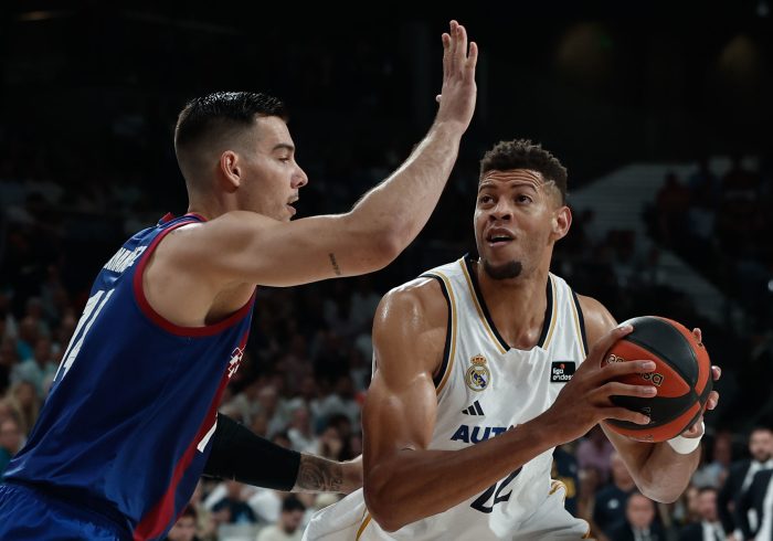 Campazzo y Tavares sacan toda la rabia del Real Madrid y se llevan por delante al Barça