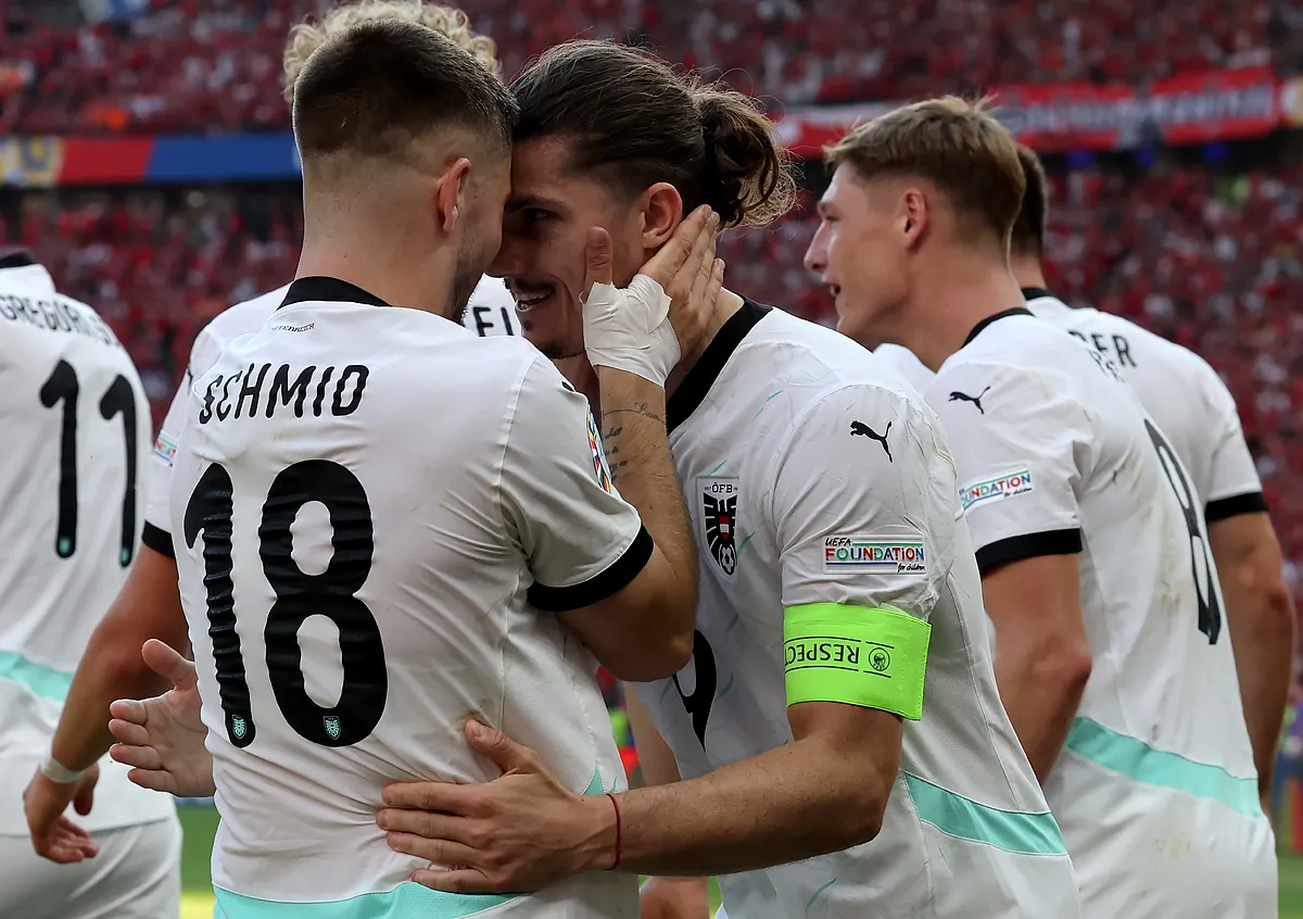 Austria sorprende por partida doble: vence a Países Bajos (2-3) y acaba primera de grupo
