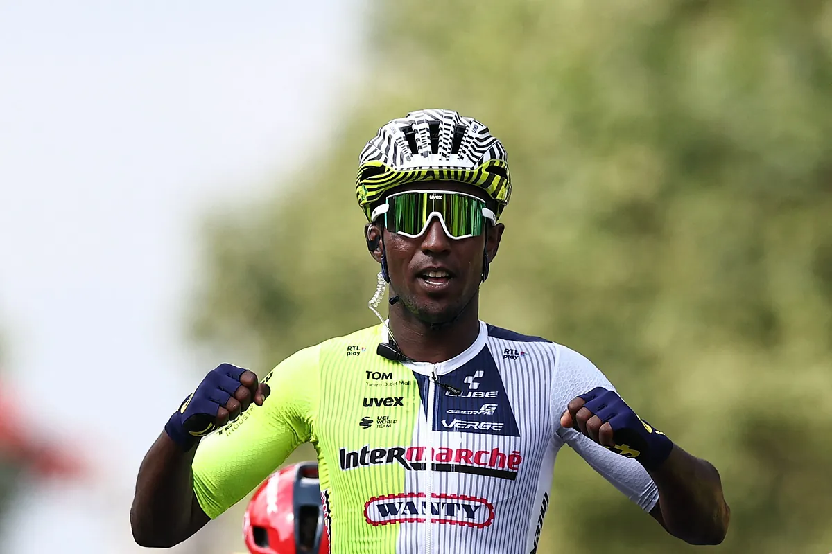 Girmay hace historia en el Tour al ser el primer africano negro en anotarse una etapa