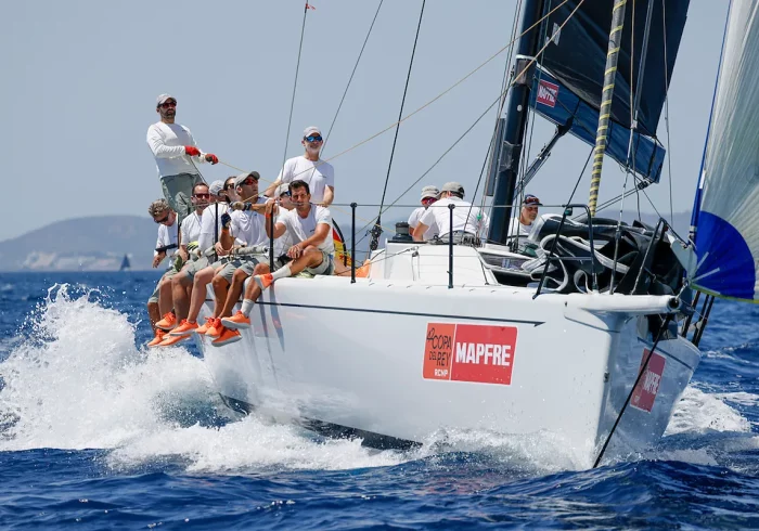 La Copa del Rey Mapfre calienta velas con el primer entrenamiento oficial y barcos de 23 países