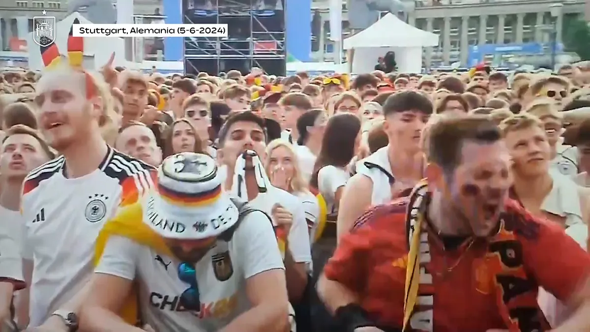 La selección española invita a la semifinal de la Eurocopa al aficionado que se hizo viral por su celebración del gol frente a Alemania