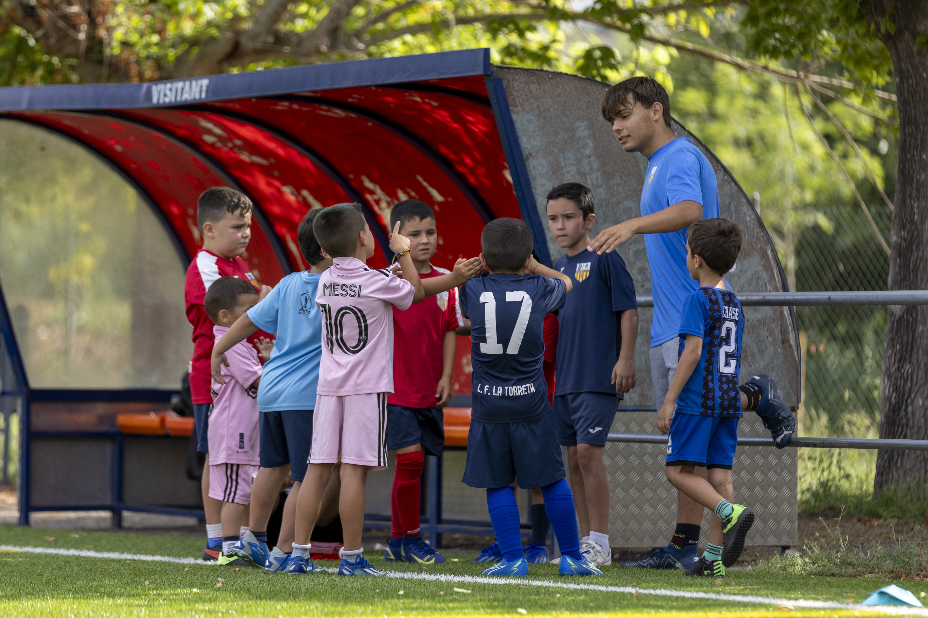 Campus Lamine Yamal del CF La Torreta, primer equipo del delantero de la selección española.