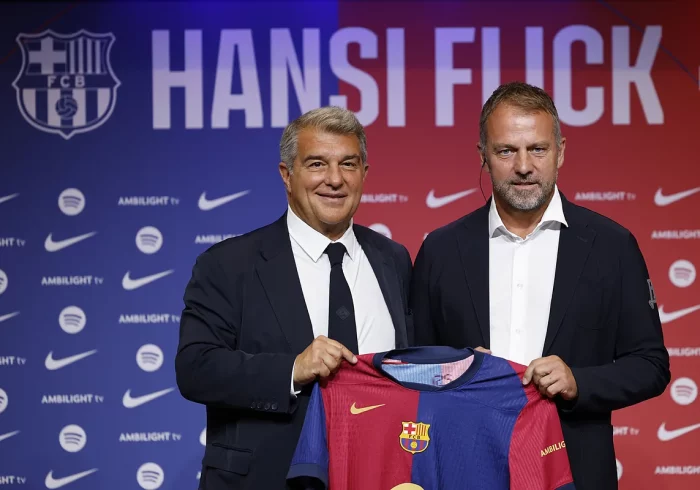 Laporta asegura que el Barça tiene "músculo" para fichar a Nico Williams y a Dani Olmo