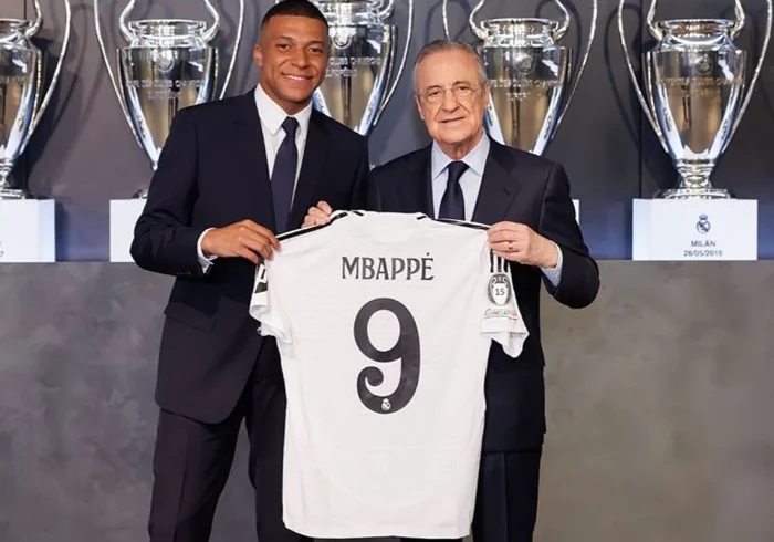 Mbappé firma su contrato con el Real Madrid