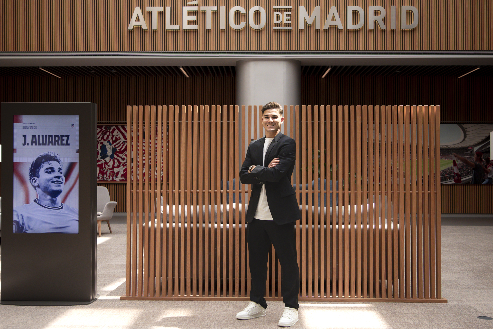 Julián Álvarez, en el Cívitas Metropolitano.