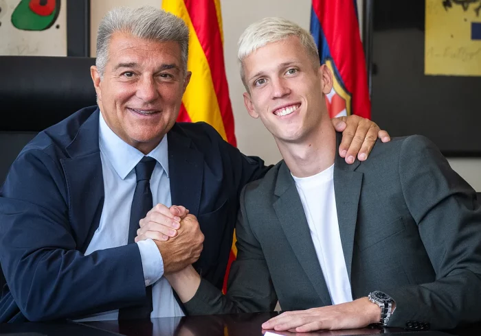 El Barça hace oficial el fichaje de Dani Olmo por seis temporadas: "Estoy muy contento de volver a casa"