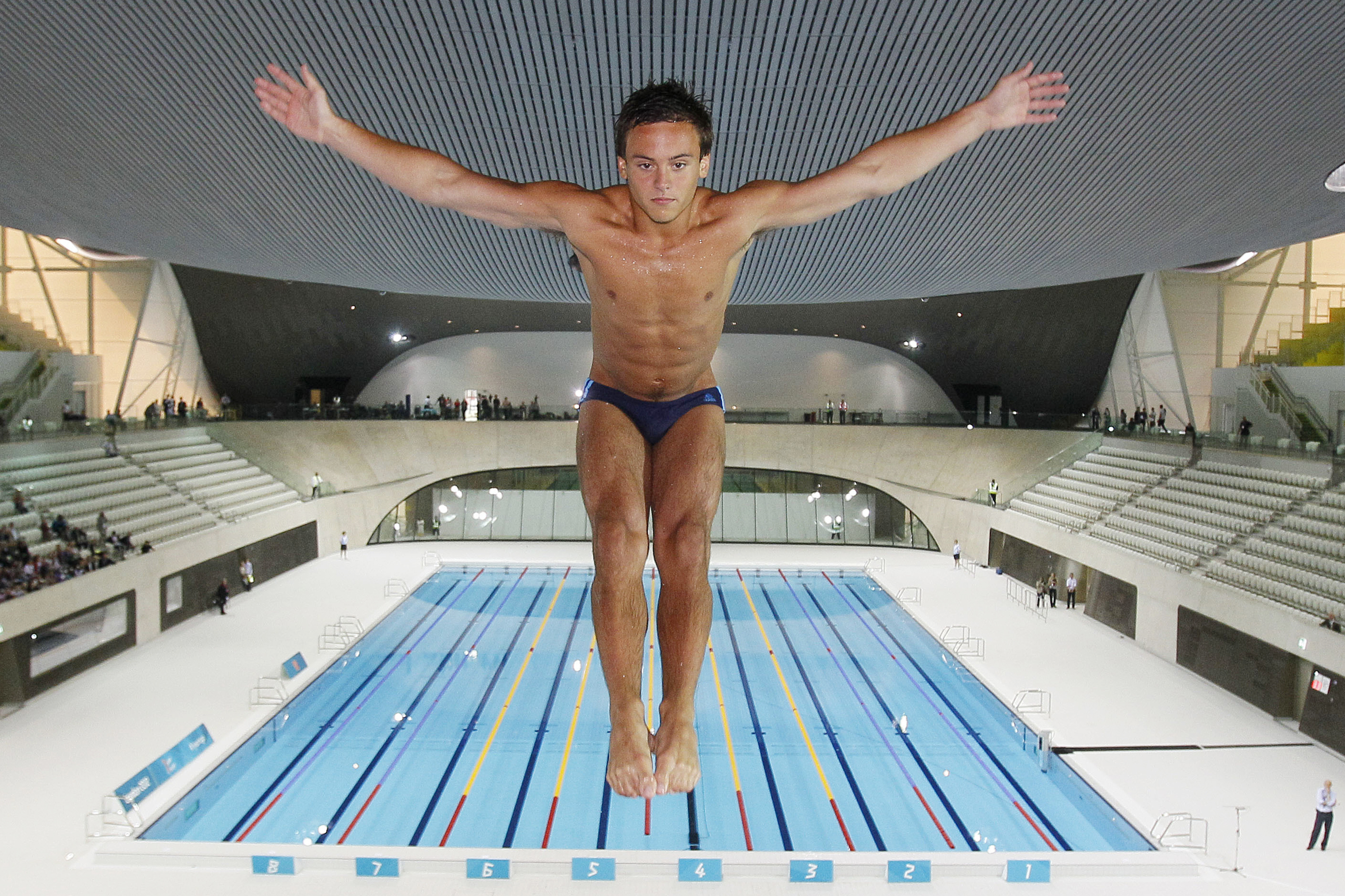 Tom Daley, durante una competición.