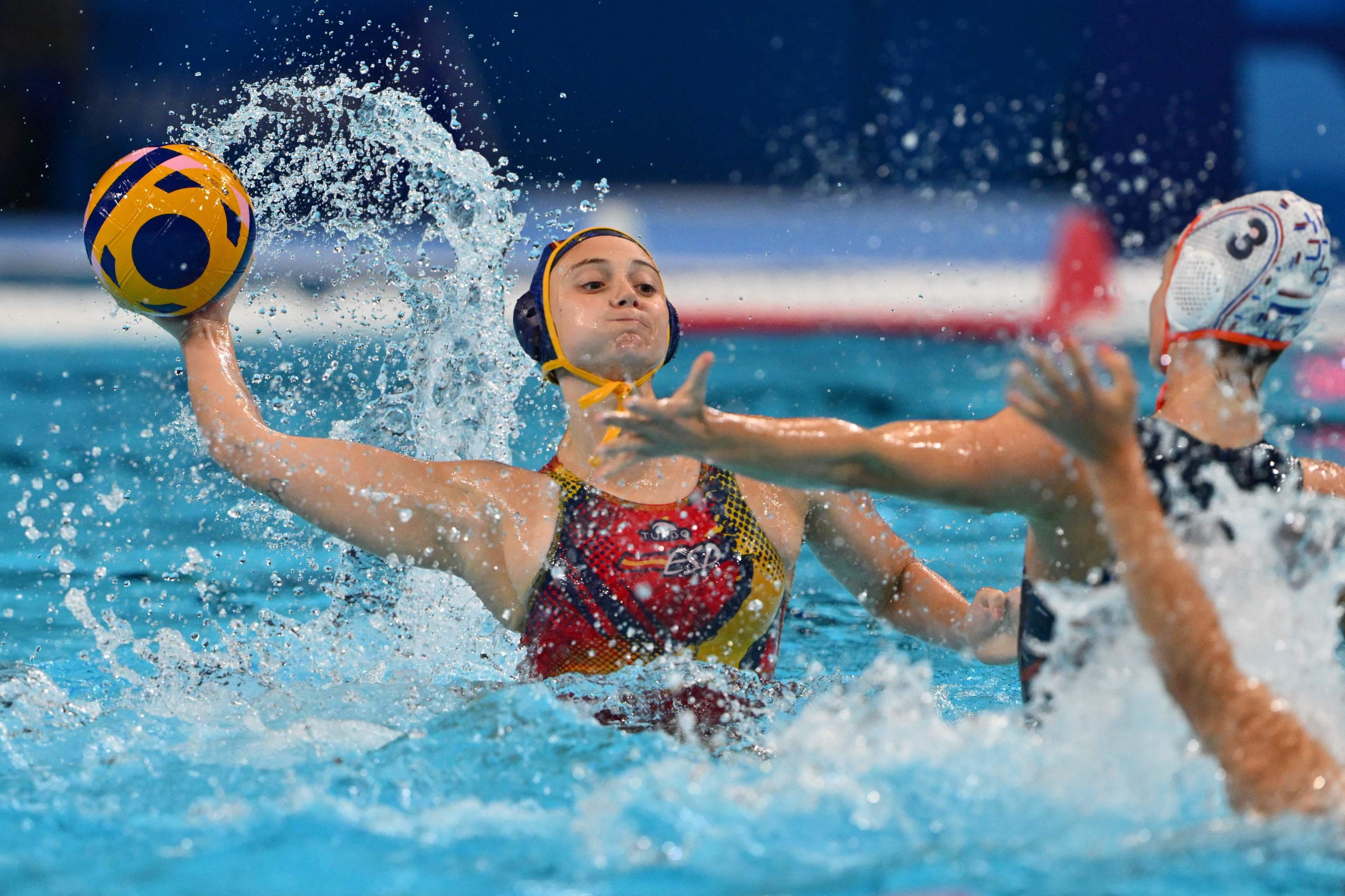 Elena Ruiz, en la semifinales contra Países Bajos.