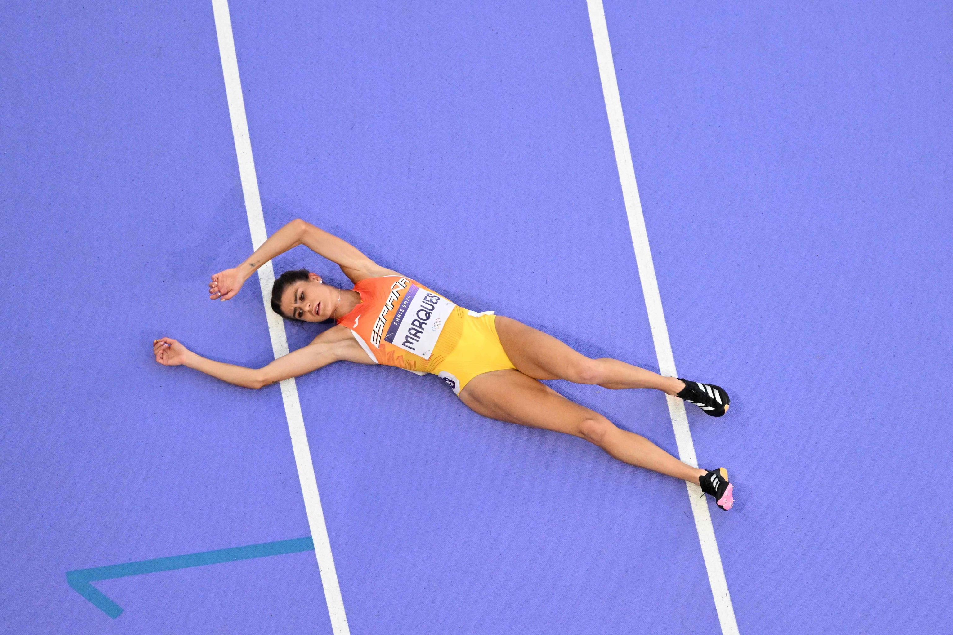 Águeda Marqués, tras la final de los 1.500.