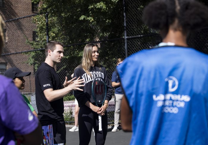 Paula Badosa inspira a los jóvenes de Brooklyn antes del US Open: "Ha sido un privilegio poder estar aquí"