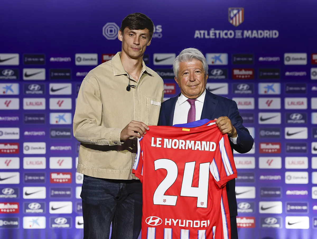 Robin Le Normand, primera presentación veraniega del Atlético de Madrid: "Buscaba dar un paso adelante en mi carrera"