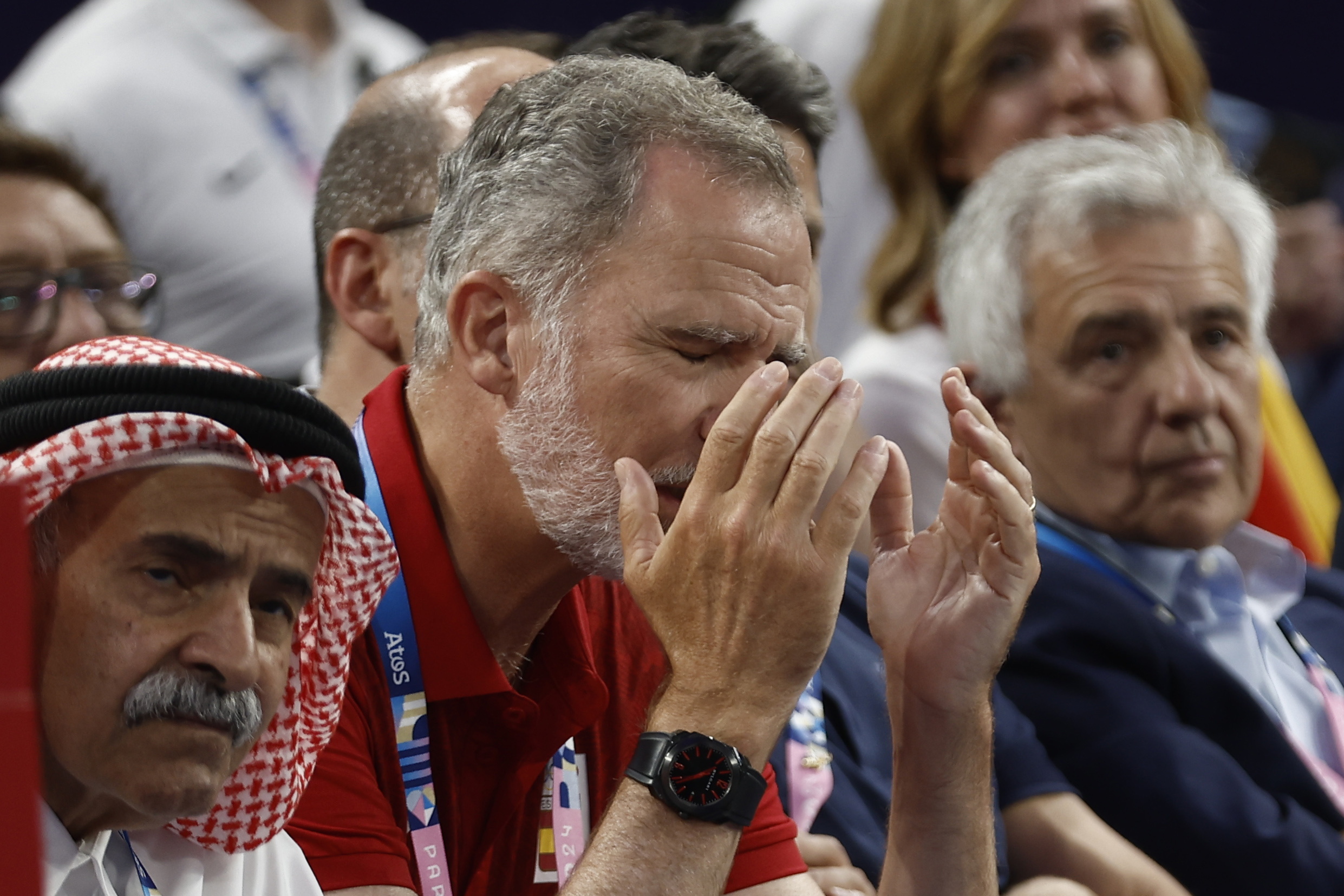 El Rey Felipe VI, durante la final.