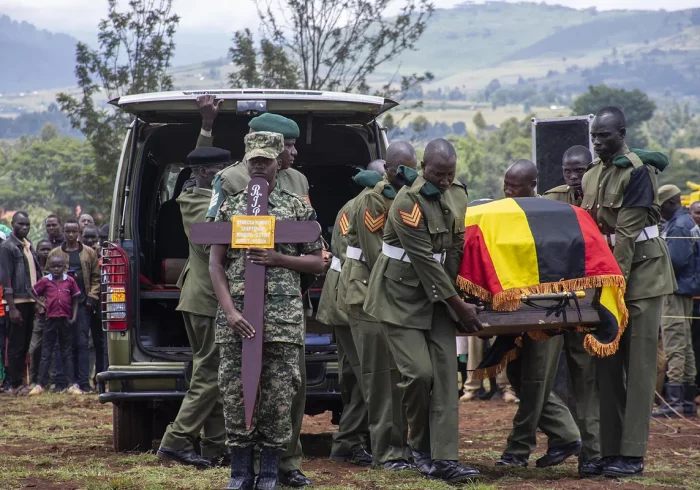 Funeral con honores militares para despedir a la atleta ugandesa Rebecca Cheptegei