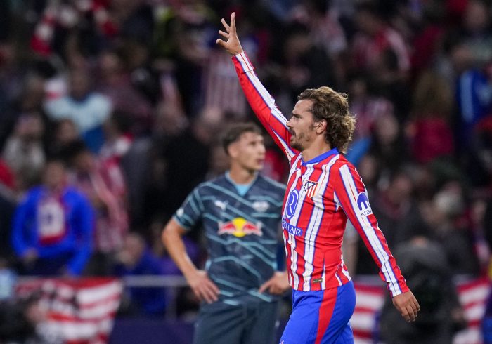 Griezmann pone el combustible y Giménez la chispa en la victoria del Atlético ante el Leipzig